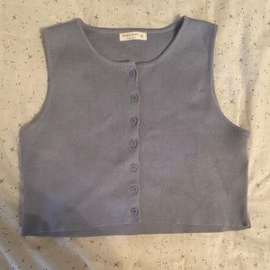 Lash Next Door/Brooklyn and Bailey cropped sweater tank